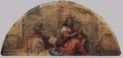 Andrea del Sarto Madonna del sacco painting